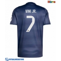 Fotballdrakt Herre Real Madrid Vinicius Junior #7 Bortedrakt 2025-26 Kortermet